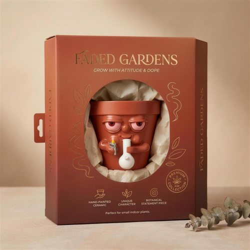 Handmade Smoking Plant Pot